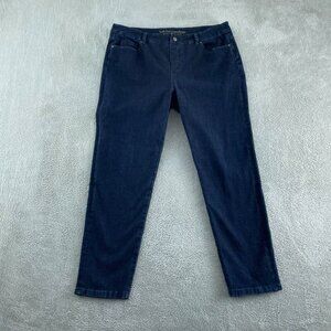 Soft Surroundings Dark Wash Stretch Denim Jeans 5840